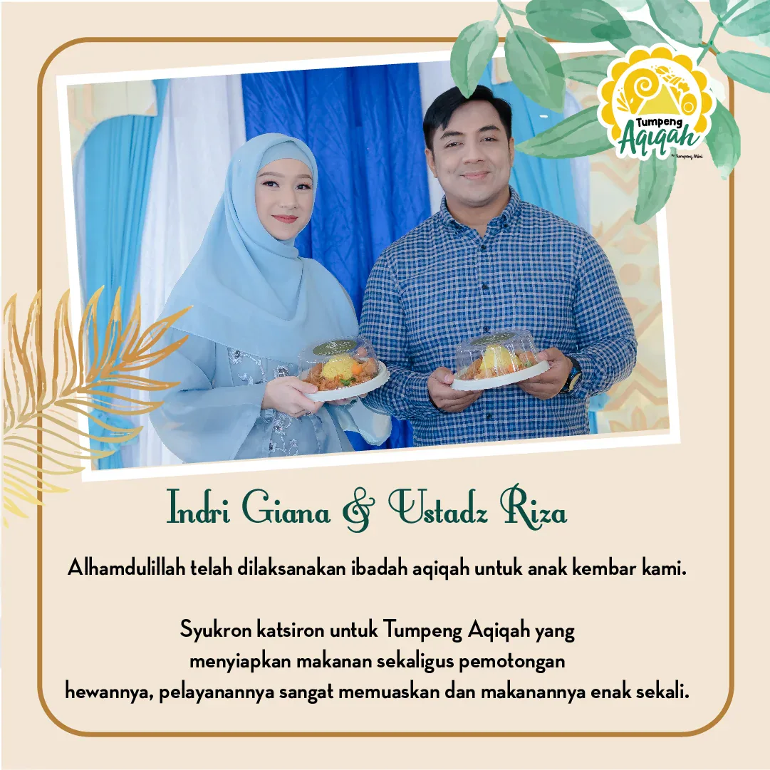 Testimoni Indri Giana & Ustadz Riza — Tumpeng Mini Aqiqah